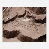 Vik Muniz, Key (from the Earthworks series), 2006, digital C-print