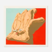 Doyle's Glove (from the Six New York Artists portfolio) by Jack Beal, 1969, lithograph in colors, sold May 2025