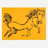 Jesús (Chucho) Reyes Ferreira, Cheval, 1972, lithograph in colors