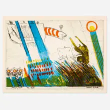 Hannes Postma, Flowers for Narcissus, 1967, etching and lithograph in colors