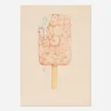 Claes Oldenburg, Alphabet in the Form of an Ice Cream Bar, 1970, offset lithograph in colors