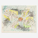 Roberto Sebastian Matta, Untitled, lithograph in colors