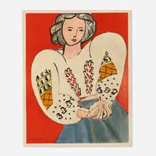 Henri Matisse, La Blouse Roumaine, 1940, lithograph in colors