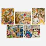 Red Grooms, Five works from the No Gas portfolio