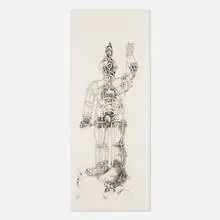 Tom Otterness, Giant, 1994, drypoint