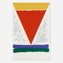 Alexander Liberman, Untitled, 1970, lithograph in colors