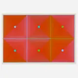 Richard Anuszkiewicz, Six Squares, 1969, screenprint in colors