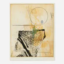 David Freed, Tears II (The Red Passage), etching and drypoint in colors