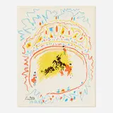 Pablo Picasso, Petit Corrida (for XXe Siècle No. 10), lithograph in colors