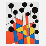 Alexander Calder, Untitled (Balloons) (for XXe Siècle No. 37), 1971, lithograph in colors