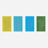Portfolio I Folder 6 (from the Formulation: Articulation portfolio) by Josef Albers, 1972, screenprint in colors, sold May 2025