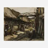 Louise Woodroofe, Coal Pockets, oil on panel