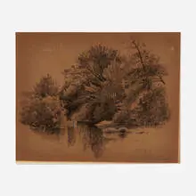 John Francis Murphy, Jersey (Landscape), 1876, graphite on paper