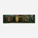 Ernst Halberstadt, The Rocket Ship (New York Subway Scene), oil on board
