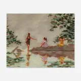 Anthony Michael Autorino, Waders, oil on canvas