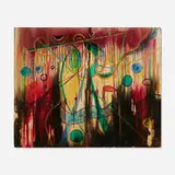 Joseph Meierhans, Abstract Composition, oil on Masonite