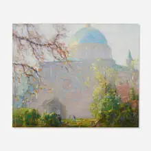 Ivan Summers, St. Louis Cathedral, oil on artist board