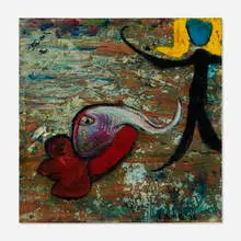 Matt Lamb, Untitled, 1995, mixed media on wood