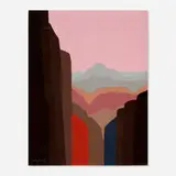 Cynthia Bennett, Cañon Abeyance Sketch, oil on canvas