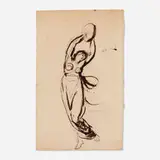 George Romney, A Dancing Figure (Study for decorative panel)