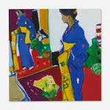 Tadashi Asoma, Woman in Kimono