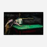 Mark Nelson, Pool, oil on board