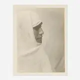 Pâvía - Taos by Edward S. Curtis, gelatin silver print, sold Jul 2023
