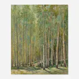 Oscar E. Berninghaus, Aspen Trees, Taos, New Mexico