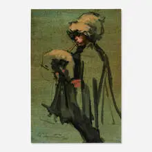 Harvey Dinnerstein, Arbruzzi Shepard, 1966, oil on artist board