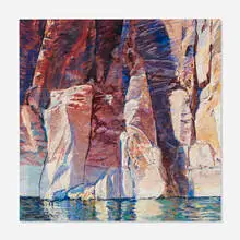 Merrill Mahaffey, Shoreline Wall, 1991, acrylic on canvas