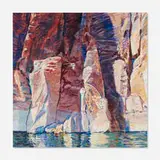 Merrill Mahaffey, Shoreline Wall, 1991, acrylic on canvas