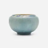 Transitional vase with flowers by Anna Frances Simpson for Newcomb College Pottery, sold Jun 2023