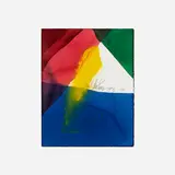 Paul Jenkins, Prism Equestrian, 1993, watercolor, lithograph in colors on paper
