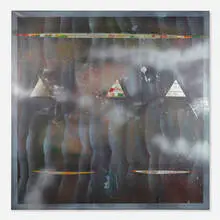 James Havard, Sweden Black Elk No. 5, 1973, acrylic on canvas