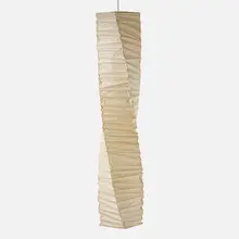Akari light sculpture, model 30N by Isamu Noguchi, washi paper, bamboo, sold Mar 2023