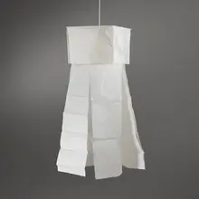 Akari light sculpture, model L2 by Isamu Noguchi, washi paper, sold Mar 2023