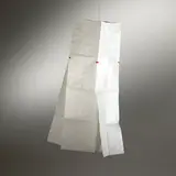 Isamu Noguchi, Akari light sculpture, model L1, washi paper, silk thread