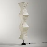 Akari light sculpture, model 31P by Isamu Noguchi, washi paper, bamboo, enameled cast iron, enameled steel, sold Mar 2023