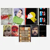 Paul Brühwiler, Collection of nine posters, 1972-1981, offset lithograph