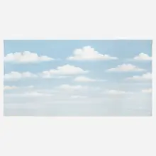 Duncan Spencer, Sky mural, 1975, oil on canvas