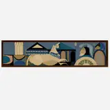 Bill Hinz, Untitled, c. 1970, wool over burlap laid to board