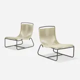 Walter Lamb, Sleigh chairs model C-5720, pair