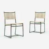 Walter Lamb, Chairs, pair