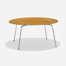 CTM-1 by Charles and Ray Eames, 1946, molded ash plywood, chrome-plated steel, sold Feb 2023