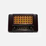 Teletone Radio Corp., Radio, model 109, 1946, Bakelite, plastic