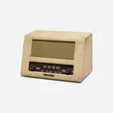 Teletone Radio Corp., Radio, model 122, 1948, vinyl over wood, enameled perforated metal, acrylic, Bakelite, lacquered masonite