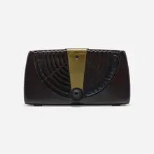 Robert D. Budlong, Radio, model 6D015, 1945, Bakelite, brass, cloth