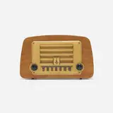 Radio, model 588A by Charles and Ray Eames, 1946, mahogany plywood, plastic, Bakelite, sold Feb 2023