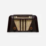 Inc. Motorola, Radio, model 58X-11, c. 1949, Bakelite, fabric, plastic