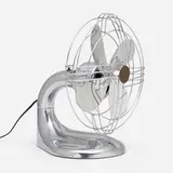Inc. Wright Industries, Zephyr Airkooler fan, 1946, polished aluminum, chrome-plated steel, brass
